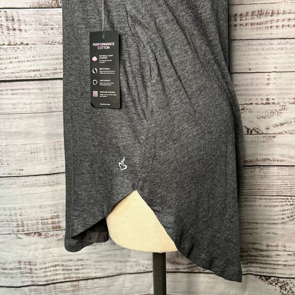 Torrid 2X Performance Cotton Long Sleeve Tunic Length Tee Snake Yin Yang NEW - Picture 3 of 11